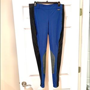 Kerrits Ice Fil Knee Patch Tights - Indigo - XL